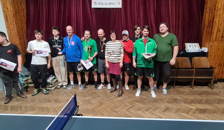 40.ročník Putovný pohár Stolný tenis - 6.1.2024