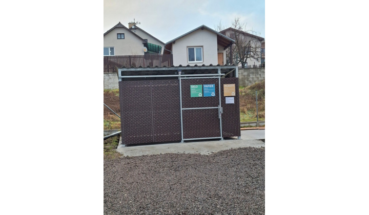 Kontajnerové stojisko separovaného odpadu-dotácia Environmentálny fond